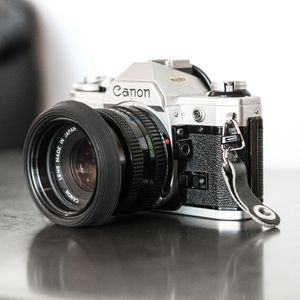 ✨HOST PICK✨Canon AE-1 Film Camera with Canon FD 50mm Lens and Canon Speedlite